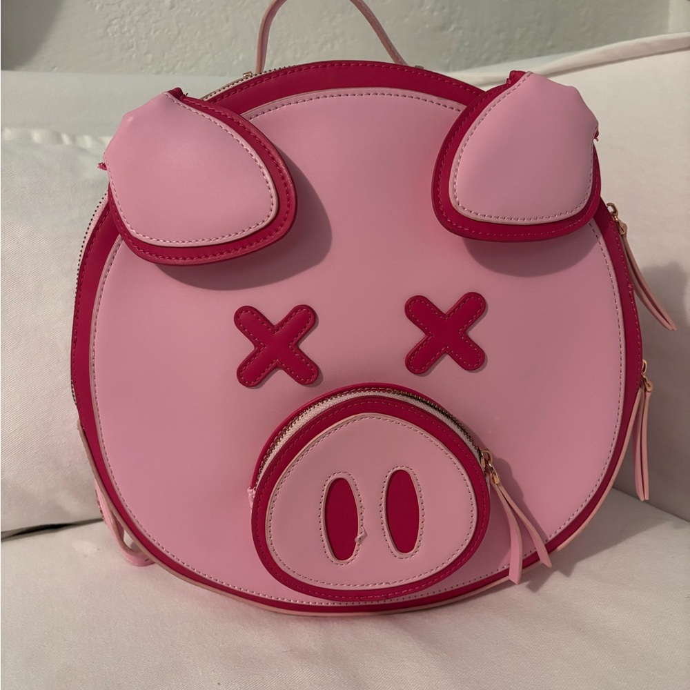 Pink Piggy Backpack